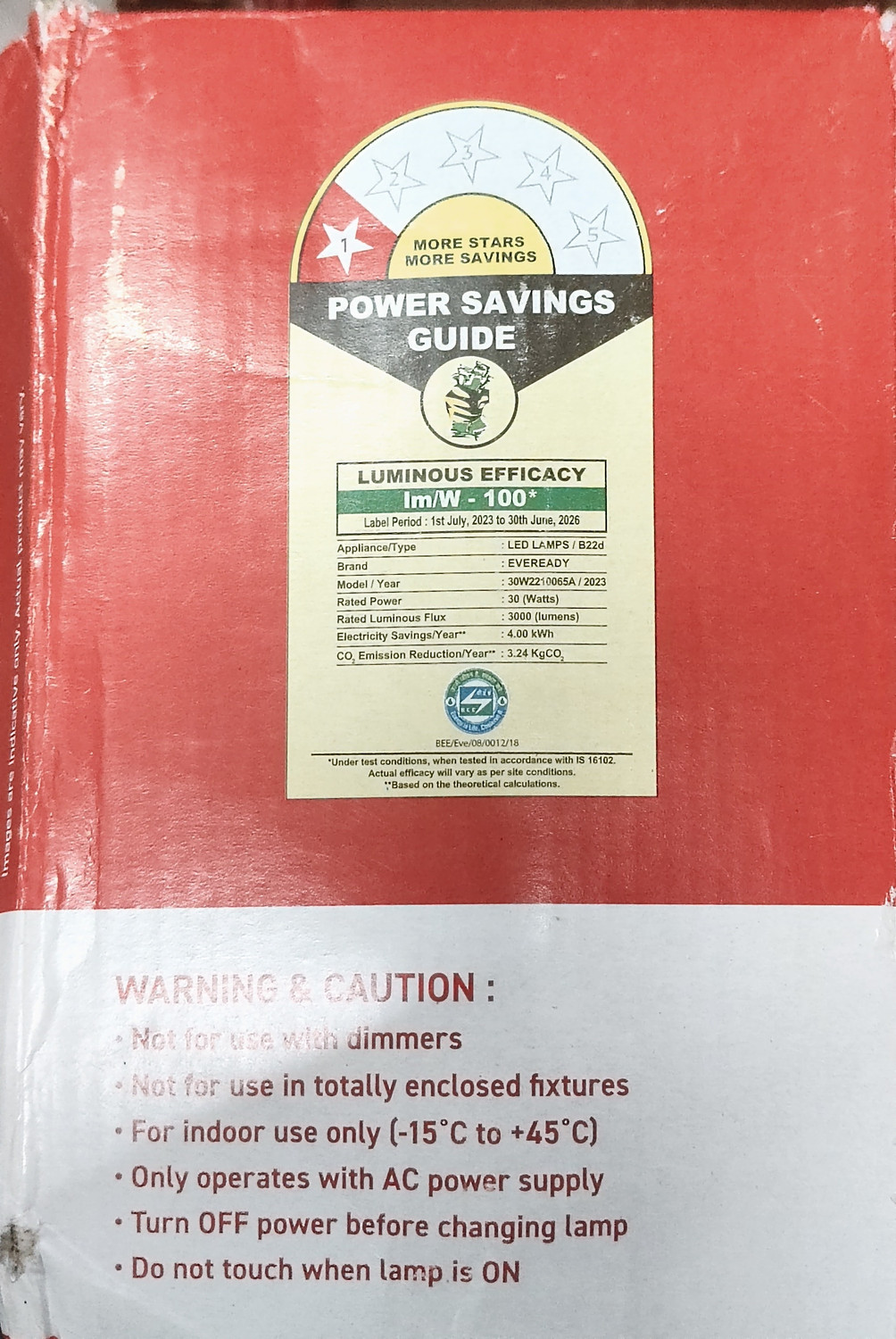 Image of EVEREADY 60 W Basic Standard B22 LED Bulb