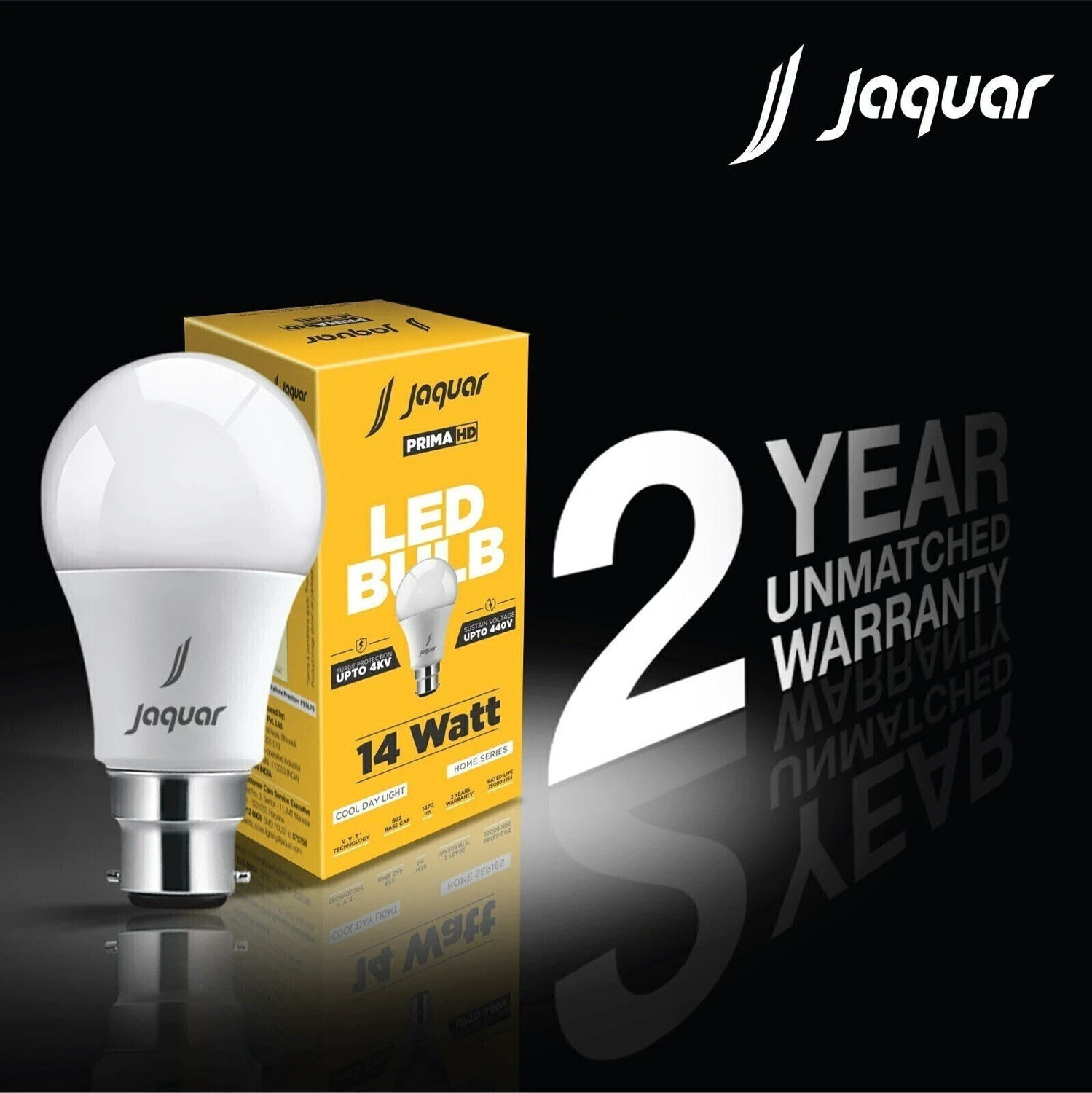 Image of Jaquar 14 W Basic Standard B22 LED Bulb