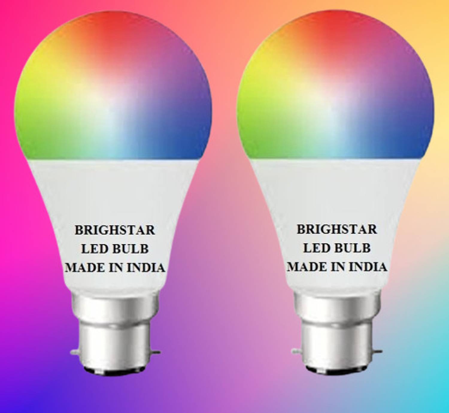 Brightstar 10 W Basic Round B22 LED Bulb