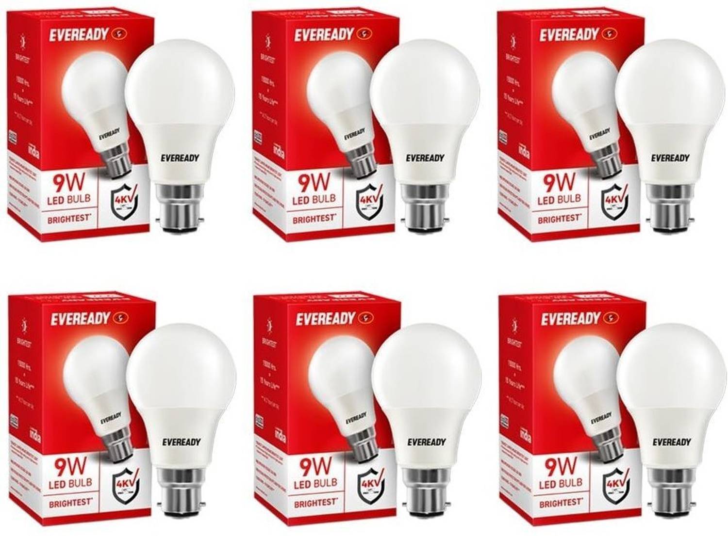 EVEREADY 9 W Basic Globe B30 LED Bulb