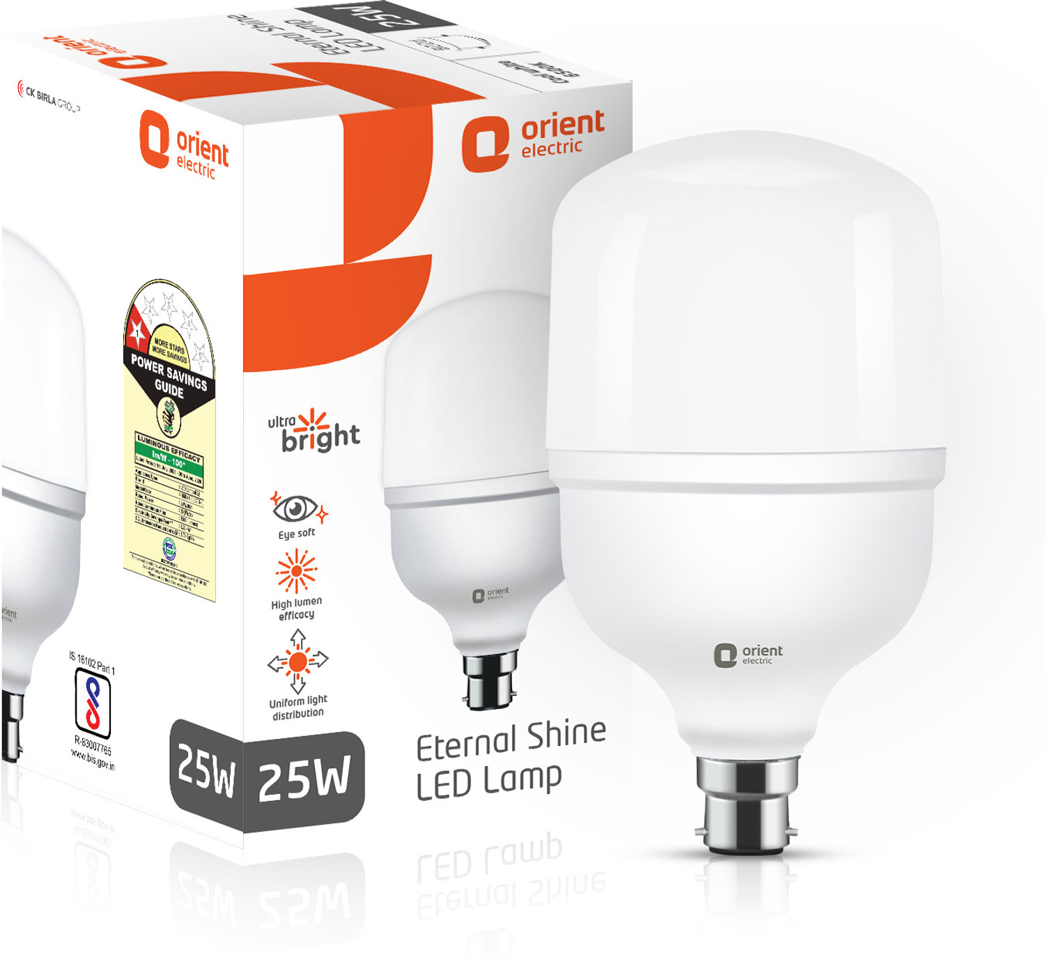 Image of Orient Electric 25 W Basic Round B22 LED Bulb
