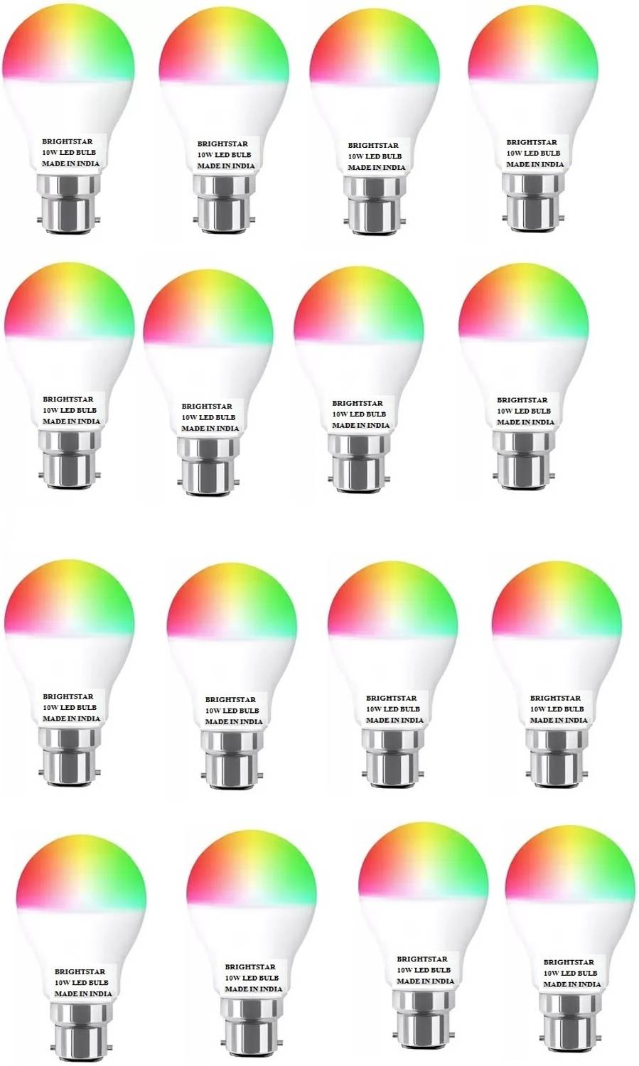Brightstar 10 W Basic Round B22 LED Bulb