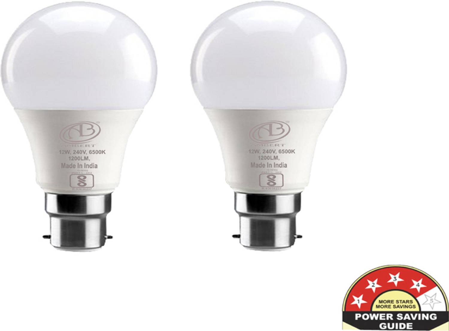 ambert 12 W Eye Safety Compliance Round B22 LED Bulb