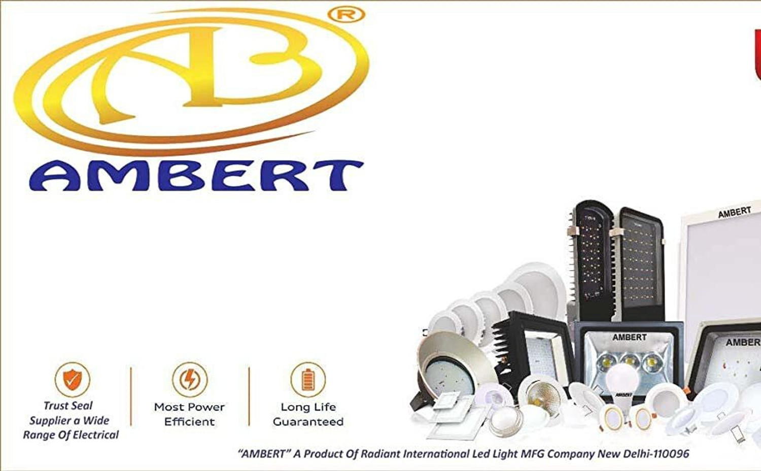 Image of ambert 0.5 W Basic Decorative B22 LED Bulb (White, Pack of 8)
