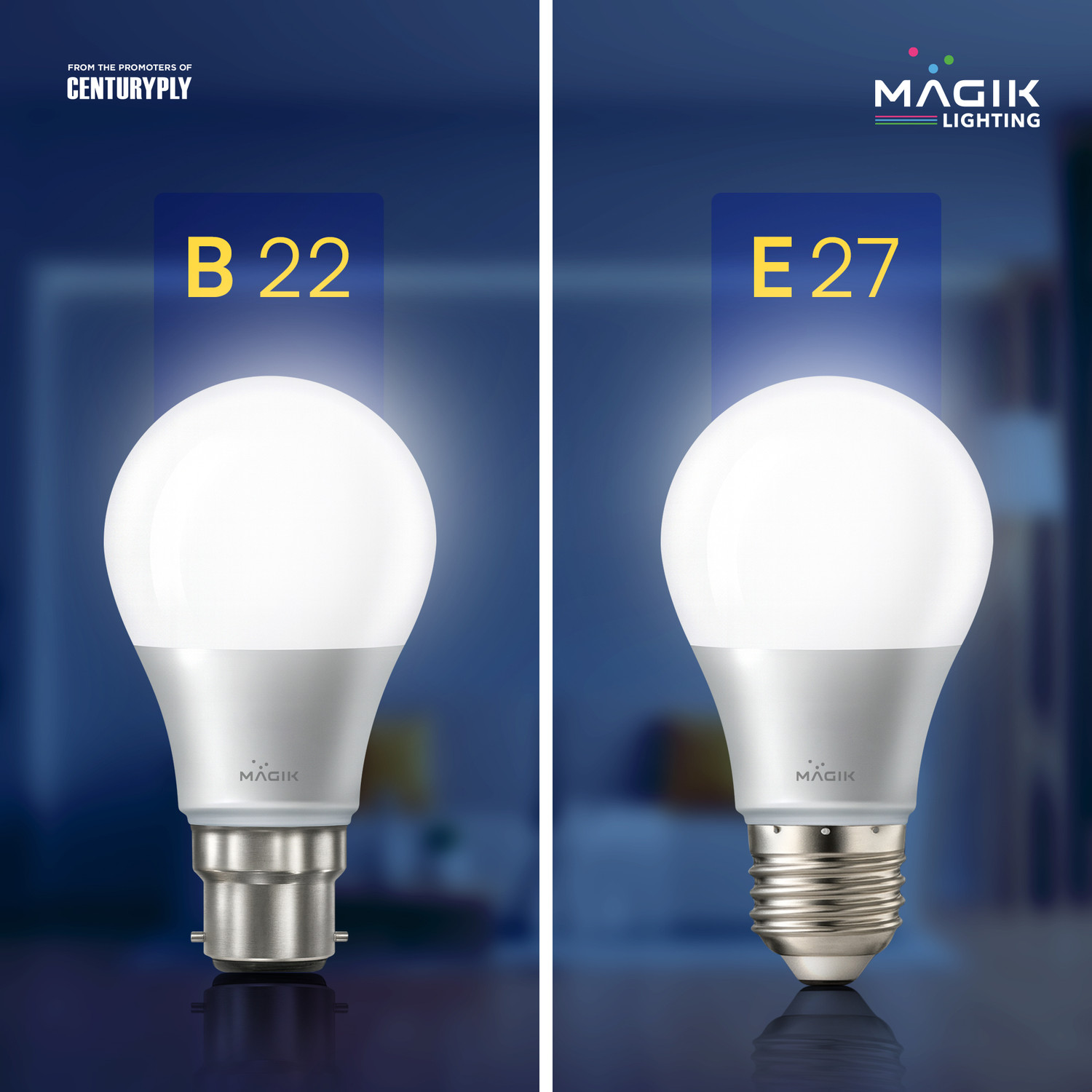 Image of Magik 9 W Basic Standard B22 LED Bulb