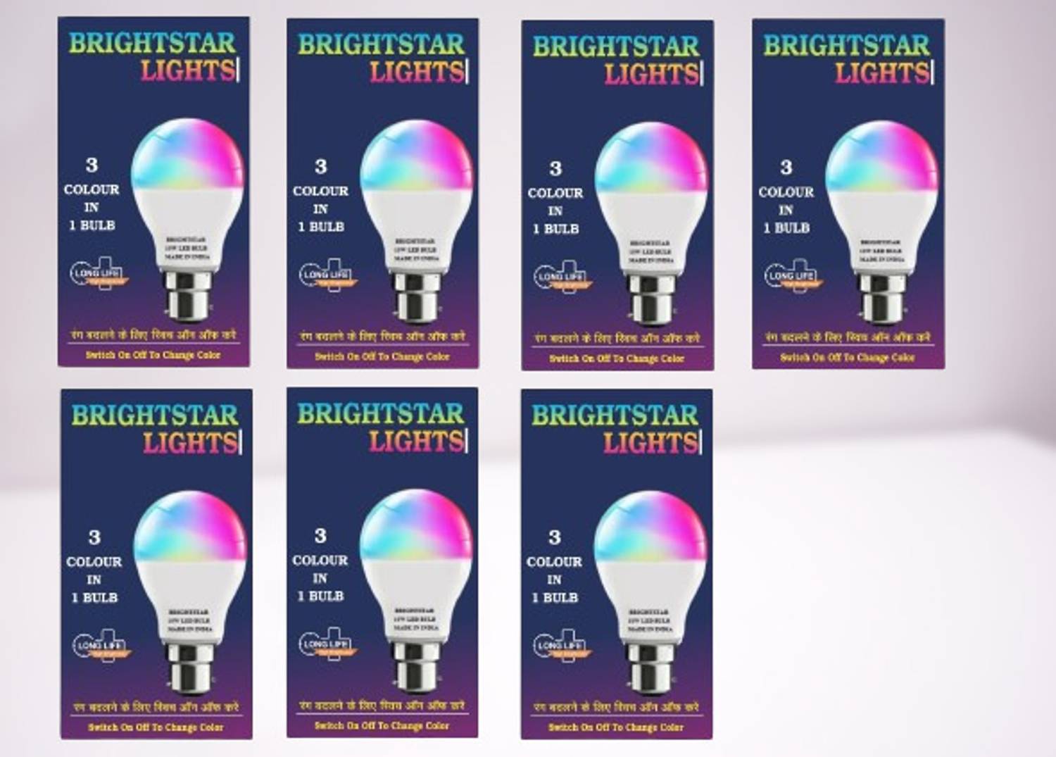 Brightstar 10 W Basic Round B22 LED Bulb