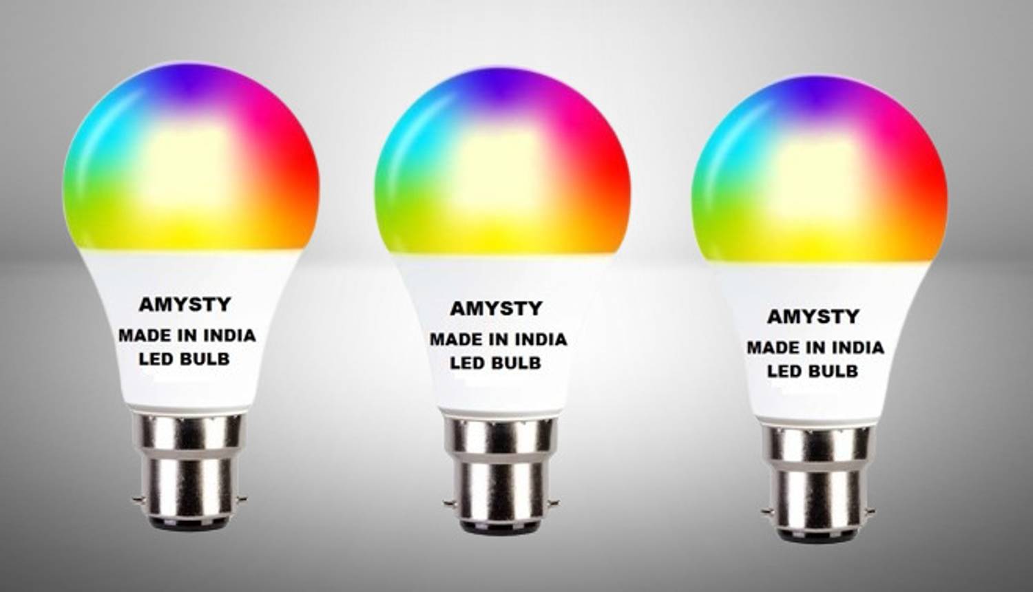 AMYSTY 10 W Basic Round B22 LED Bulb