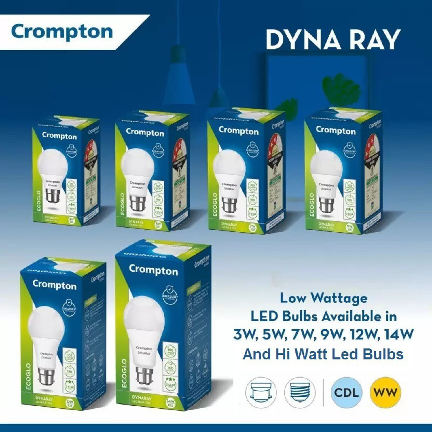 Image of Crompton 9 W Basic Standard B22 LED Bulb