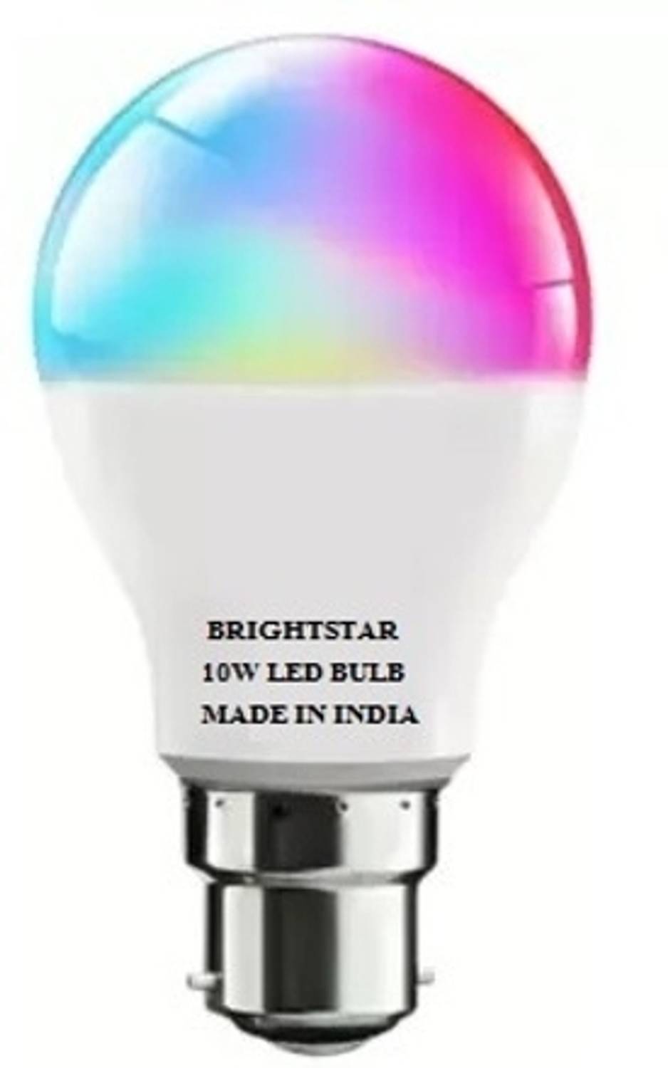 Brightstar 10 W Basic Round B22 LED Bulb