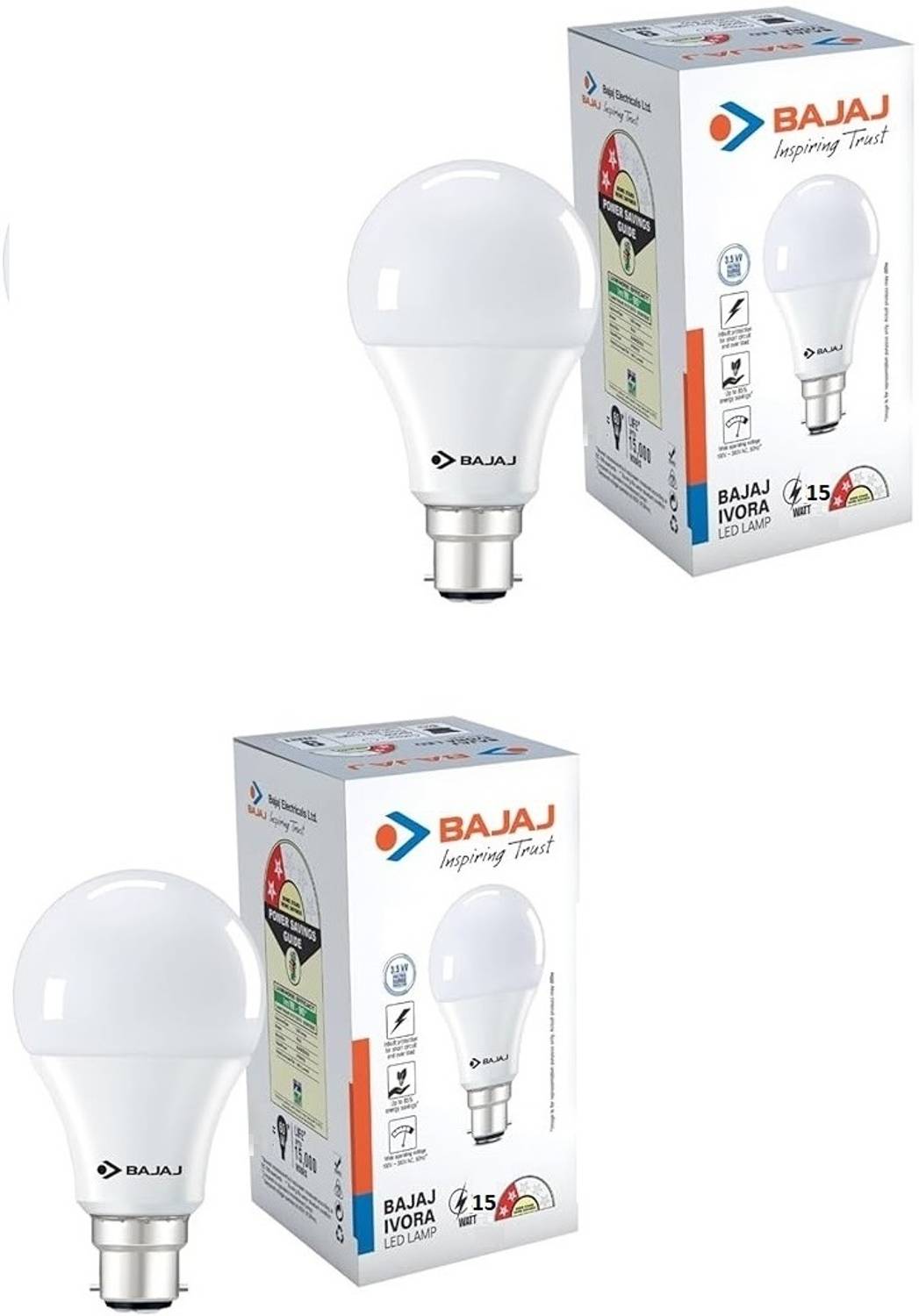 BAJAJ 15 W Basic Standard B22 LED Bulb
