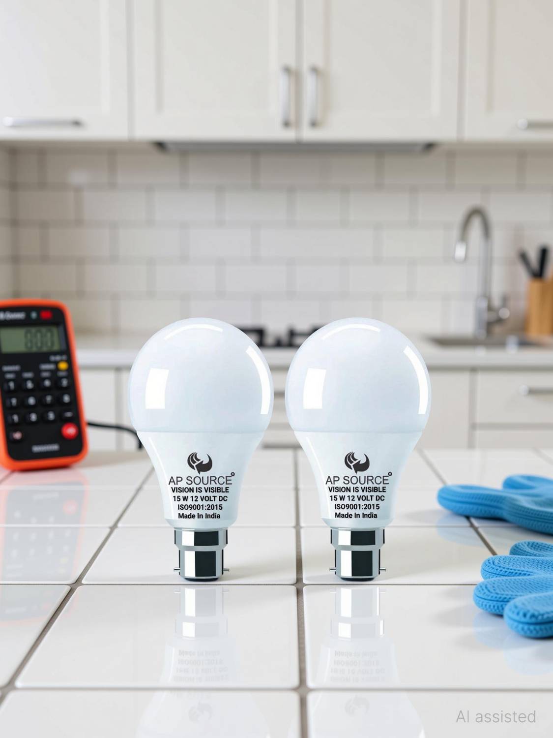 AP Source 15 W Basic Round B22 LED Bulb