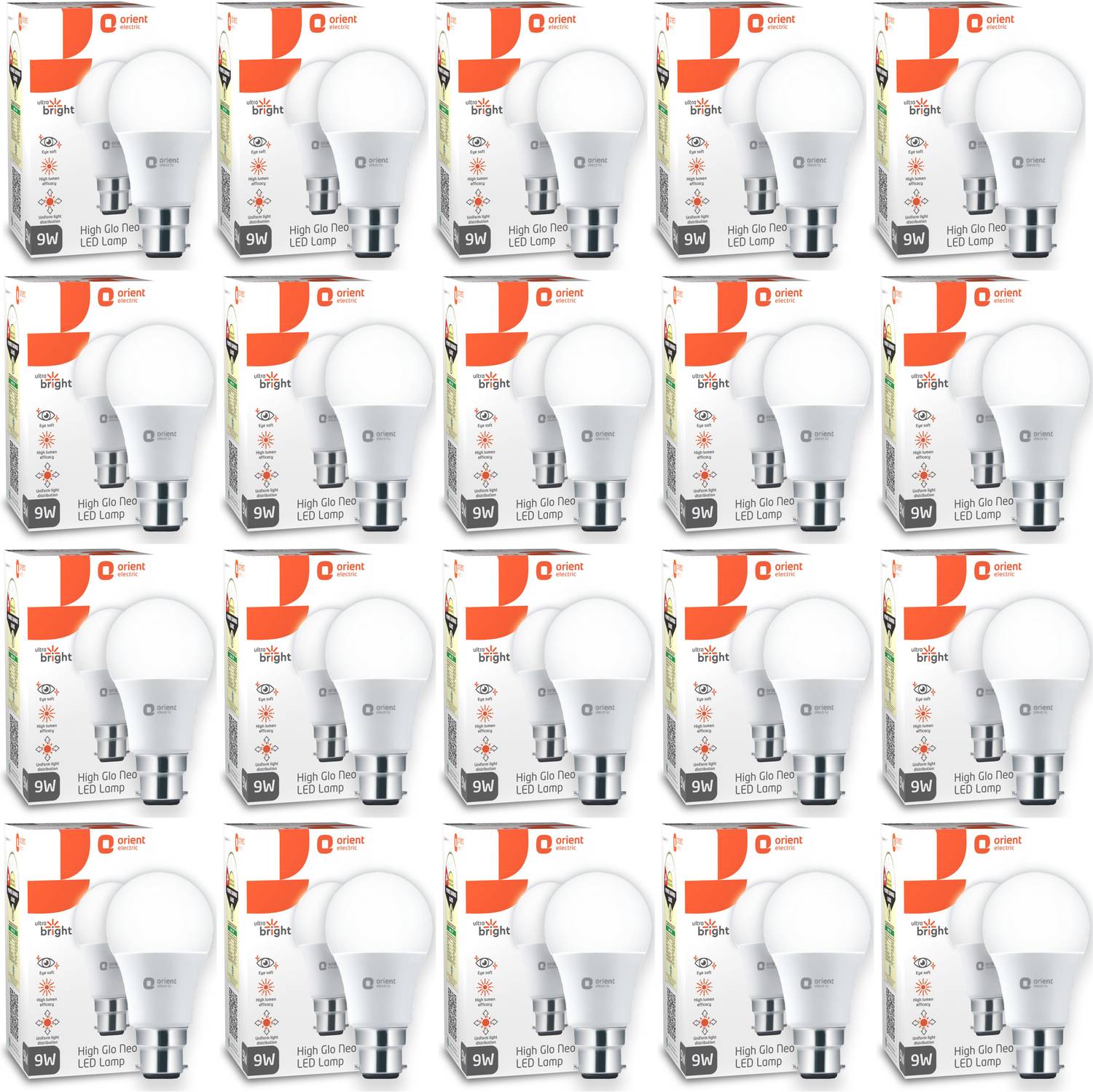 Orient Electric 9 W Basic Round B22 LED Bulb