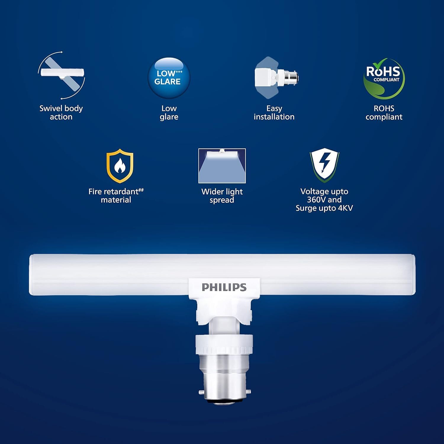 Image of PHILIPS 9 W 19.5 cm Tube Light