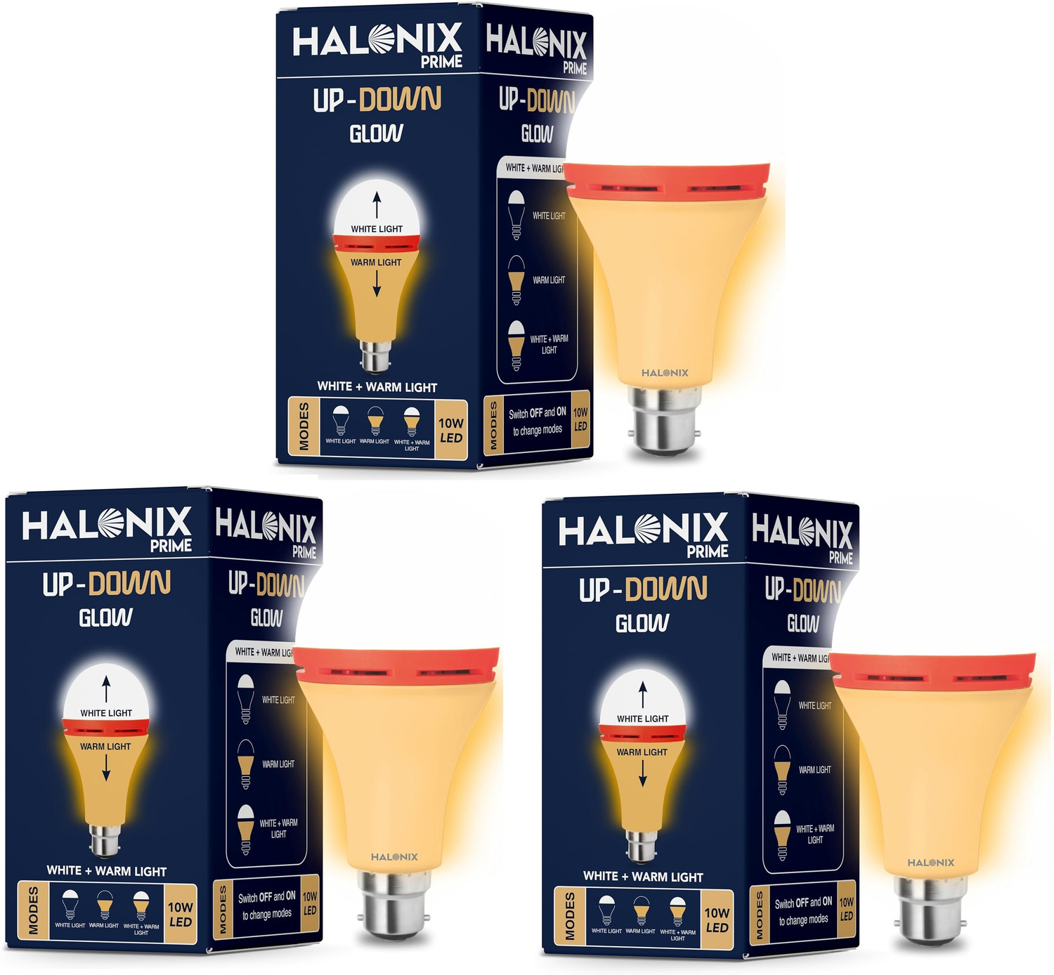 Image of HALONIX 10 W Basic Decorative B22 LED Bulb