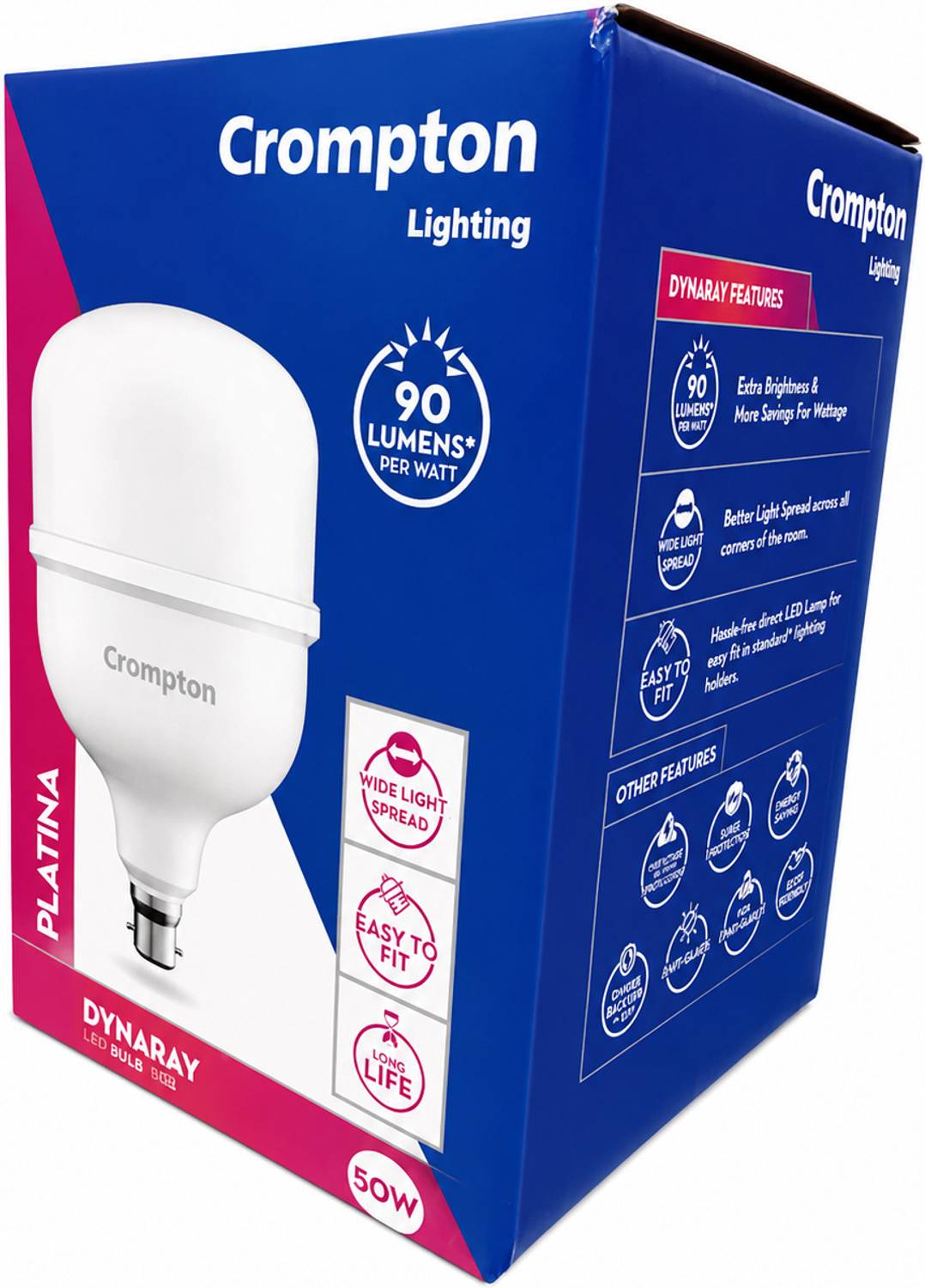 Crompton 50 W Basic Standard B22 LED Bulb