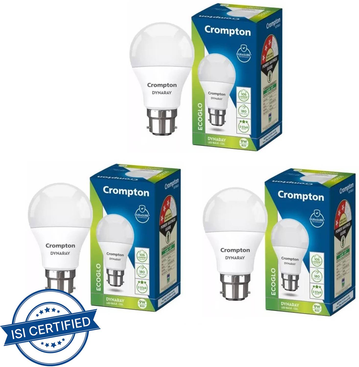 Crompton 9 W Basic Standard B22 LED Bulb