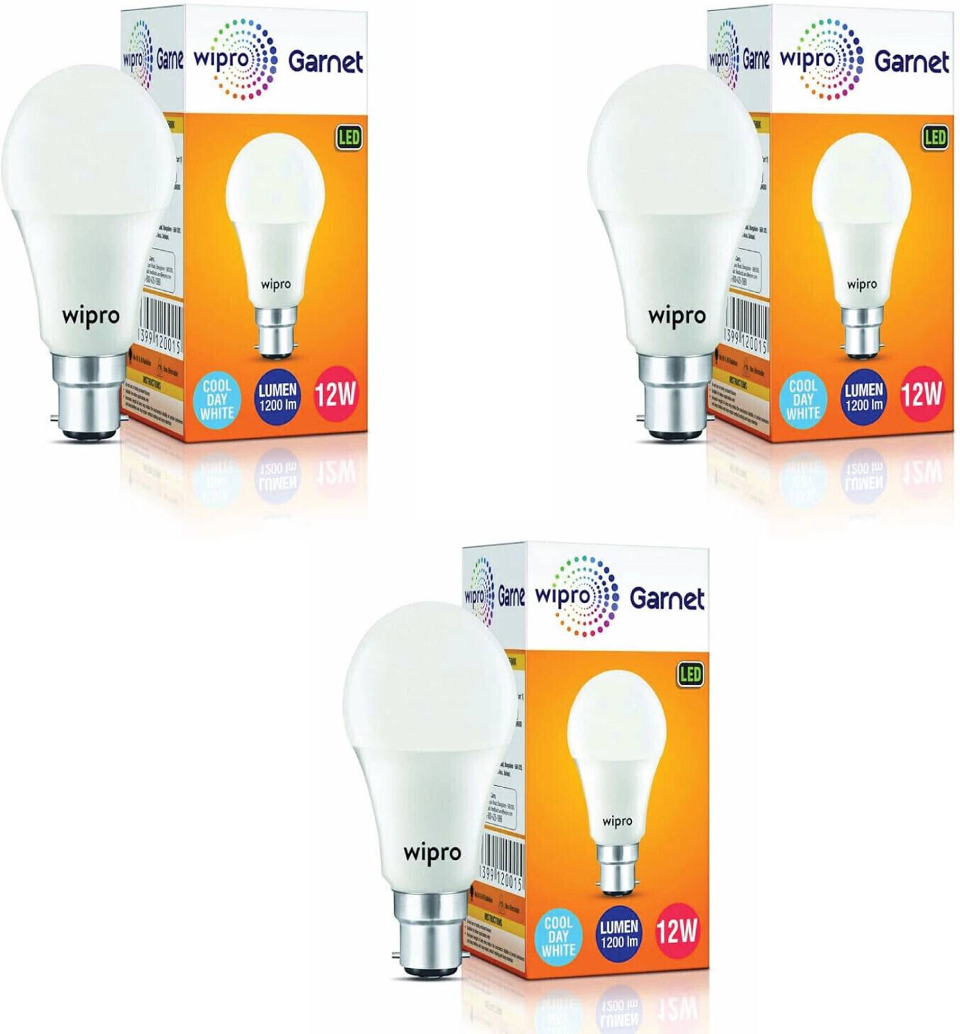 Wipro 12 W Basic Standard B22 LED Bulb