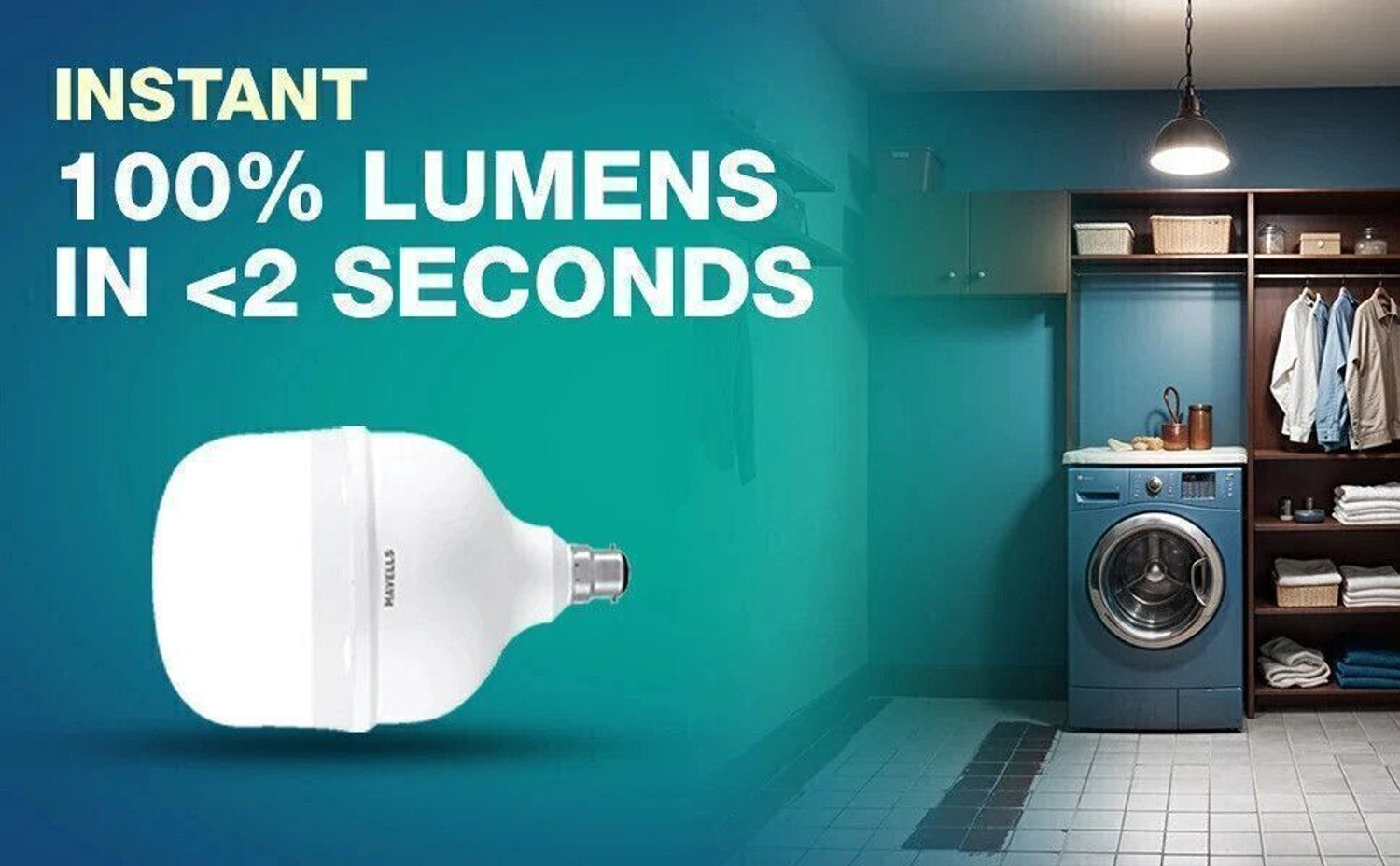 Image of HAVELLS 50 W Basic Standard B22 LED Bulb