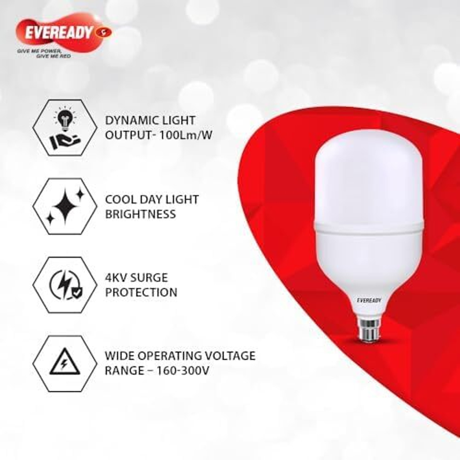 Image of EVEREADY 60 W Basic Standard B22 LED Bulb