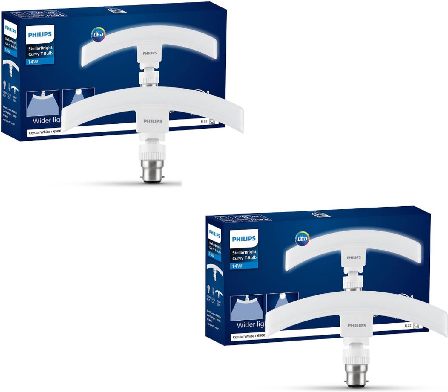 PHILIPS 14 W Basic, Eye Safety Compliance T-Bulb B22 LED Bulb