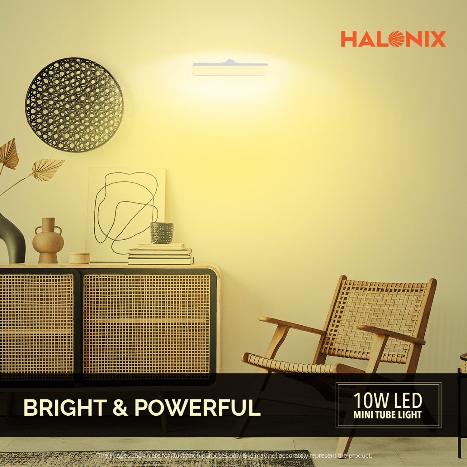Image of HALONIX 10 W Basic T-Bulb B22 D LED Bulb