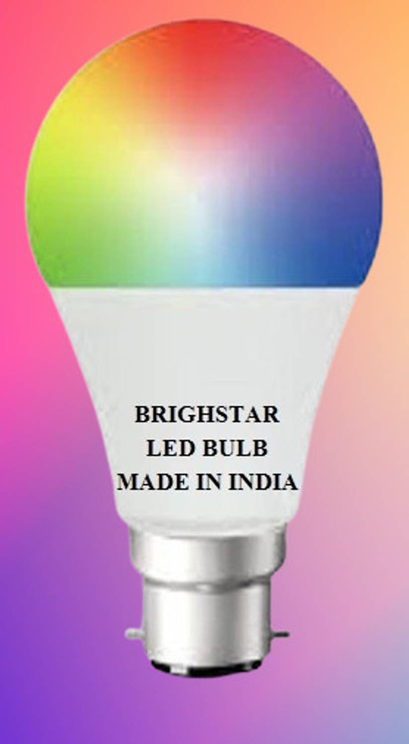 Brightstar 10 W Basic Round B22 LED Bulb