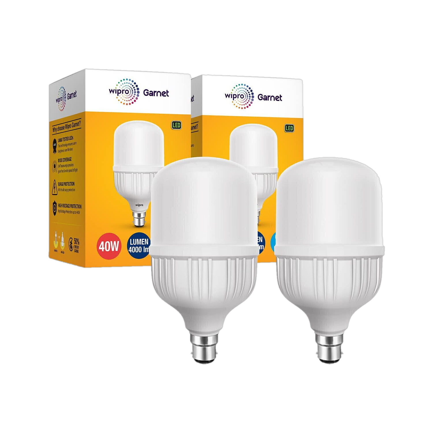 Image of Wipro 40 W Basic Standard B22 LED Bulb