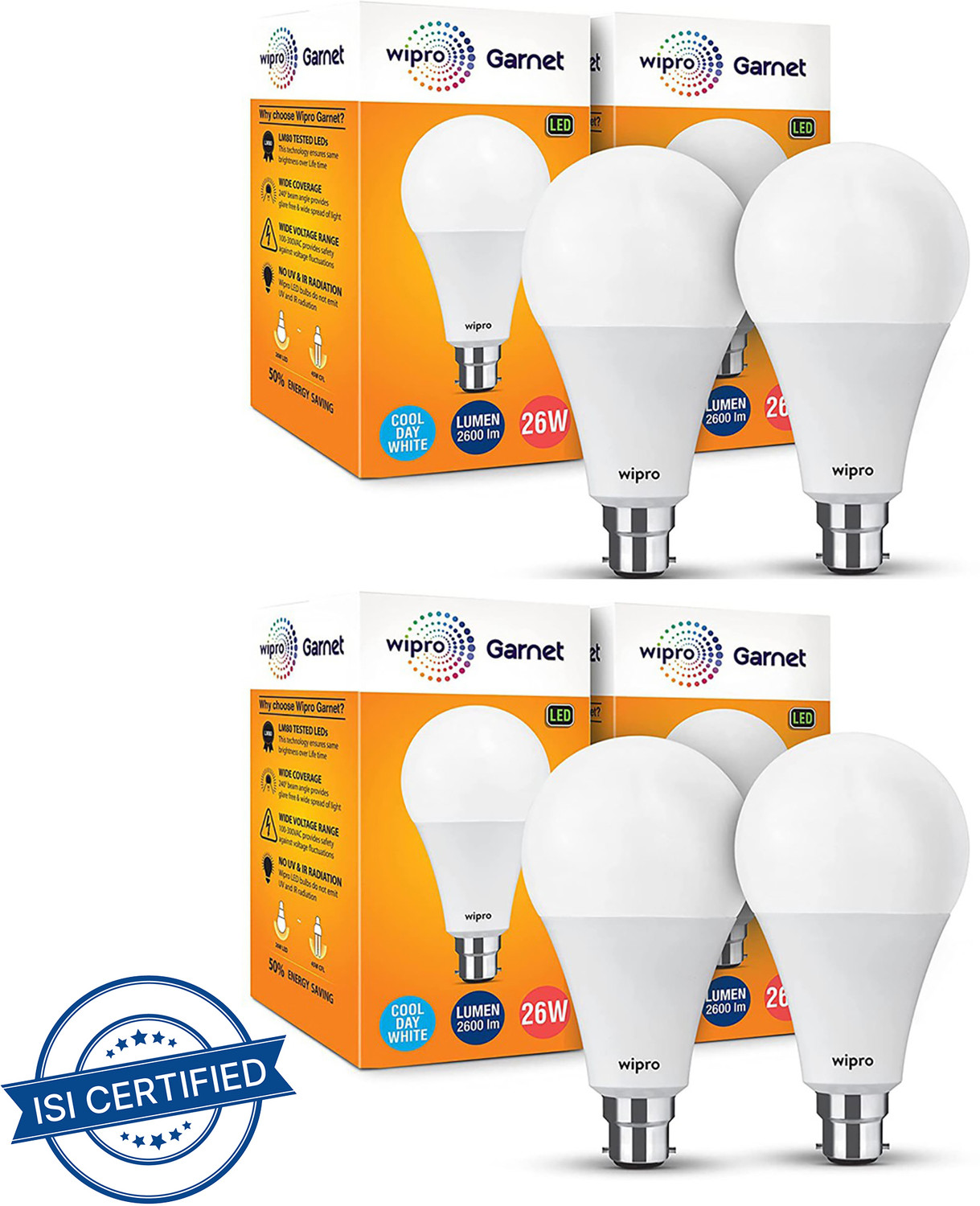 Wipro LED Bulb 26W B22