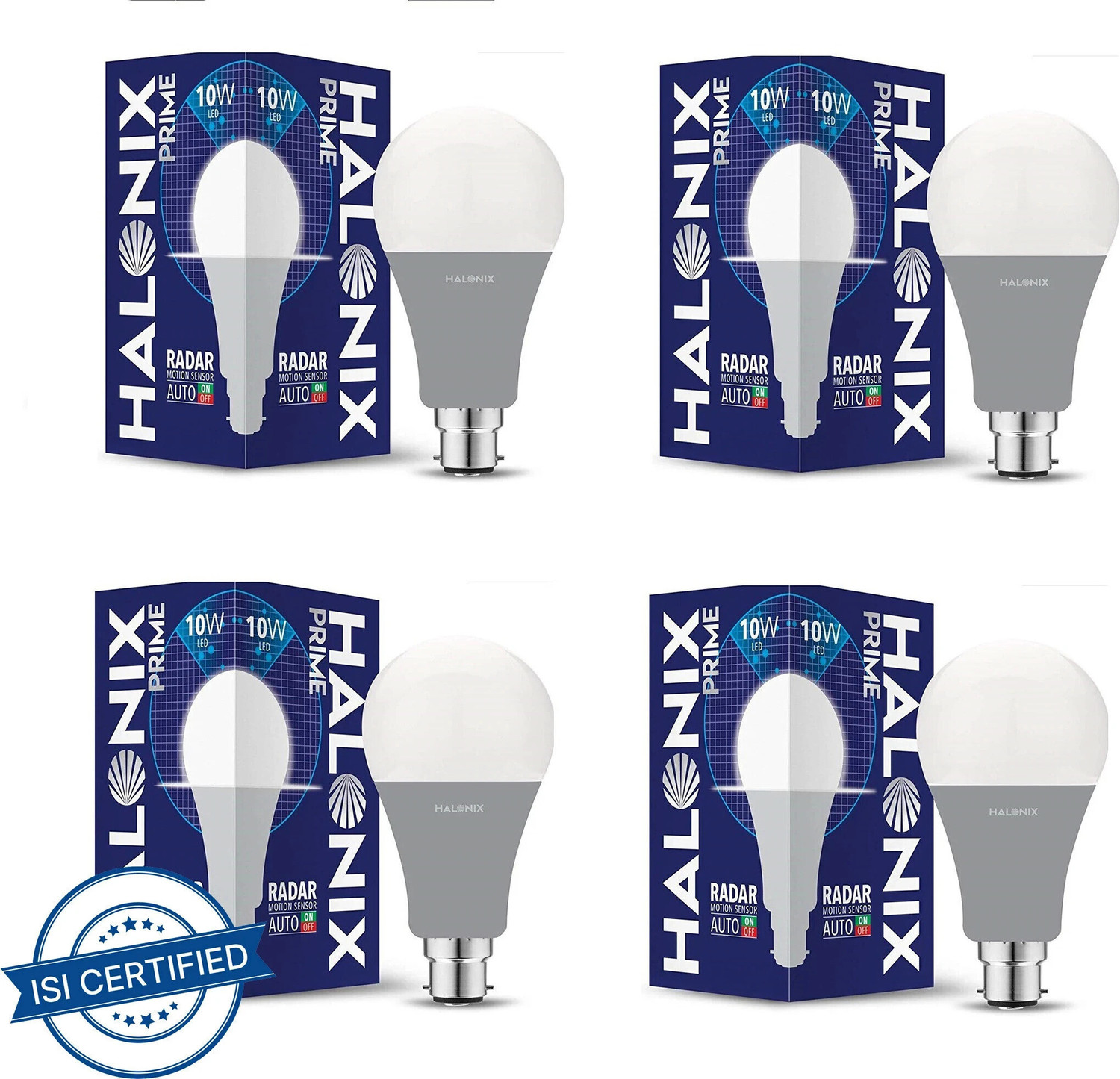 Image of HALONIX 10 W Motion Sensor Decorative B22 LED Bulb