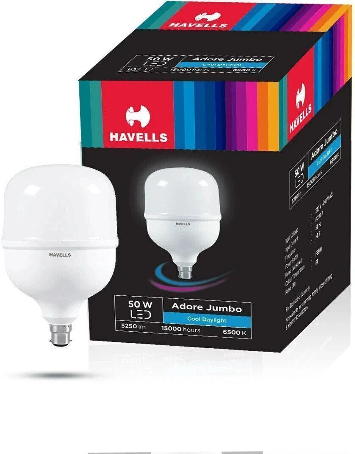 Image of HAVELLS 50 W Basic Standard B22 LED Bulb