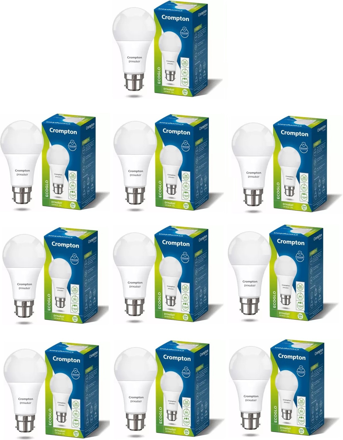 Image of Crompton 12 W Basic Standard B22 LED Bulb