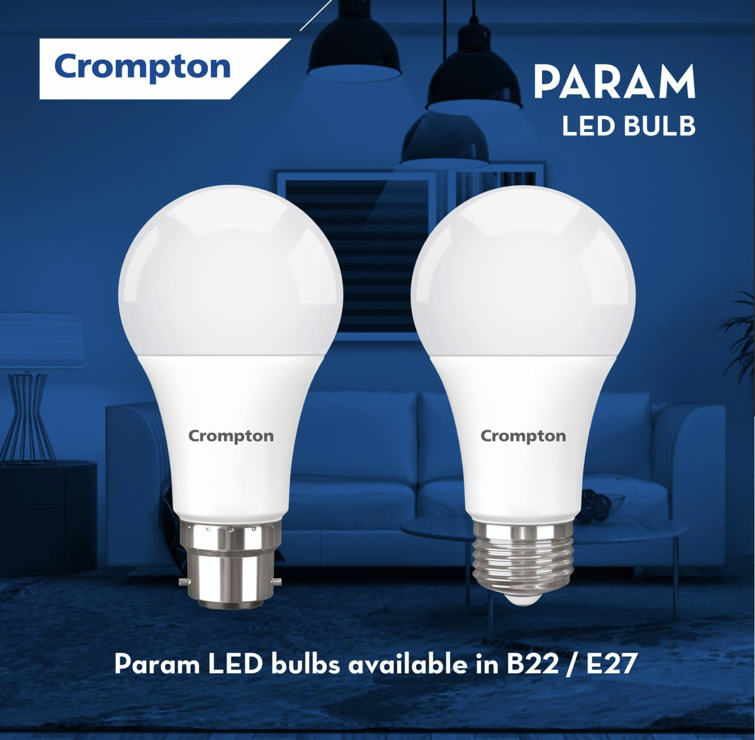 Image of Crompton 13 W Basic Round B22 LED Bulb