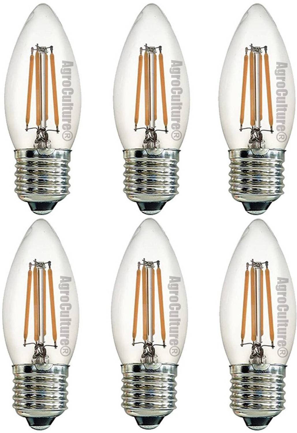 AgroCulture 4 W Basic Candle E26 LED Bulb