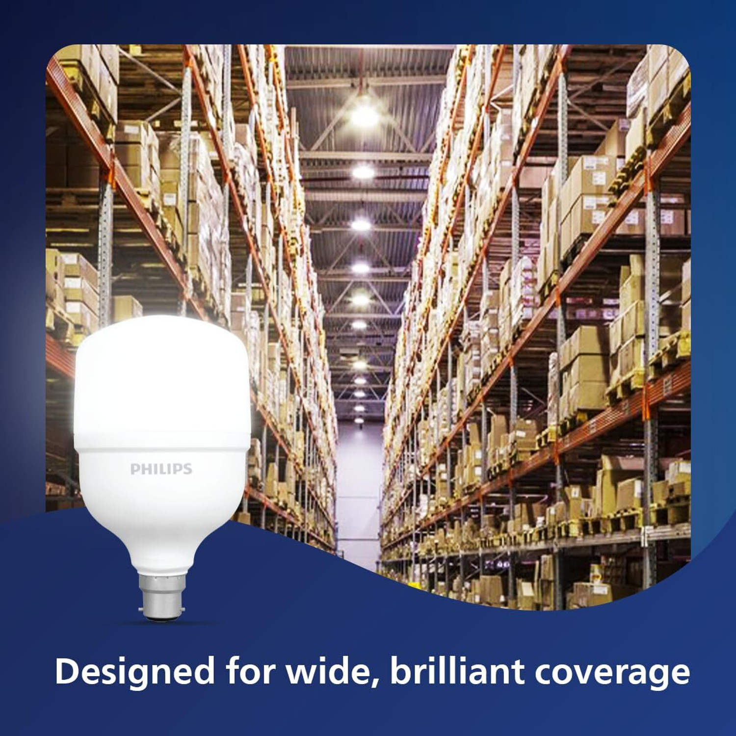 Image of PHILIPS 65 W Basic Round B22 LED Bulb