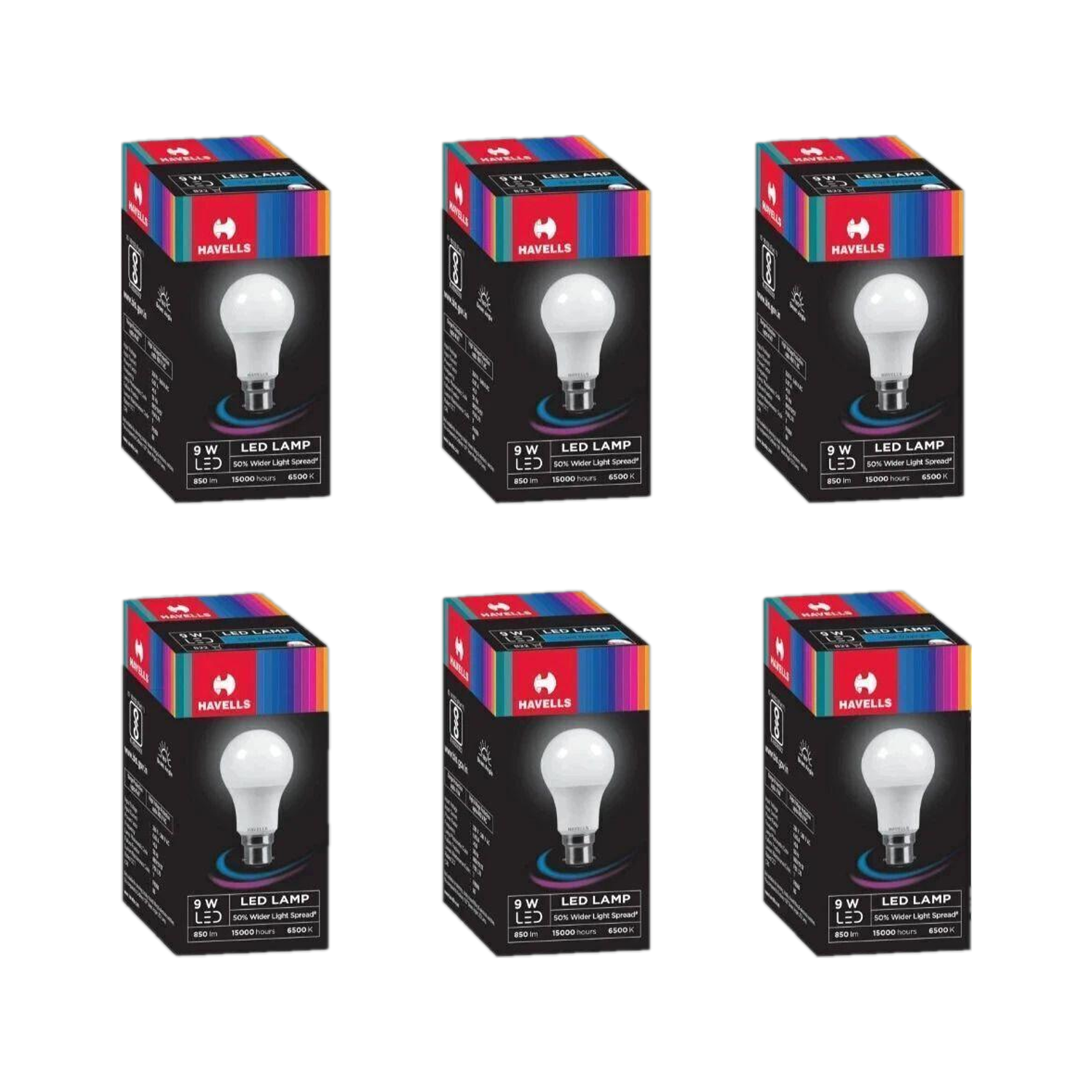 HAVELLS 9 W Basic Standard B22 LED Bulb