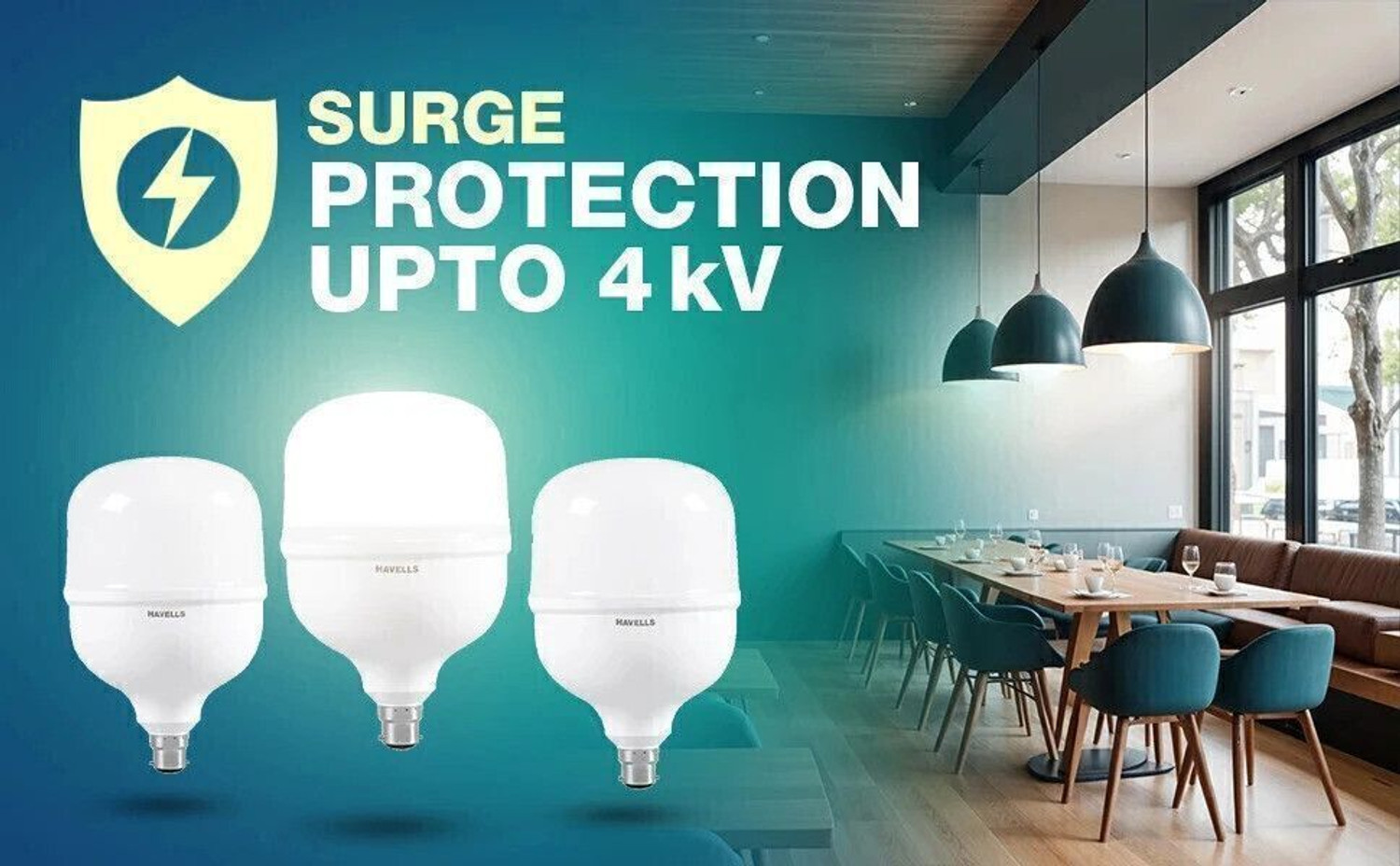 Image of HAVELLS 50 W Basic Standard B22 LED Bulb