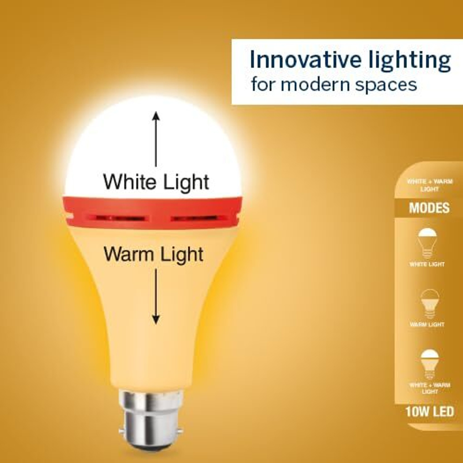 Image of HALONIX 10 W Basic Decorative B22 LED Bulb