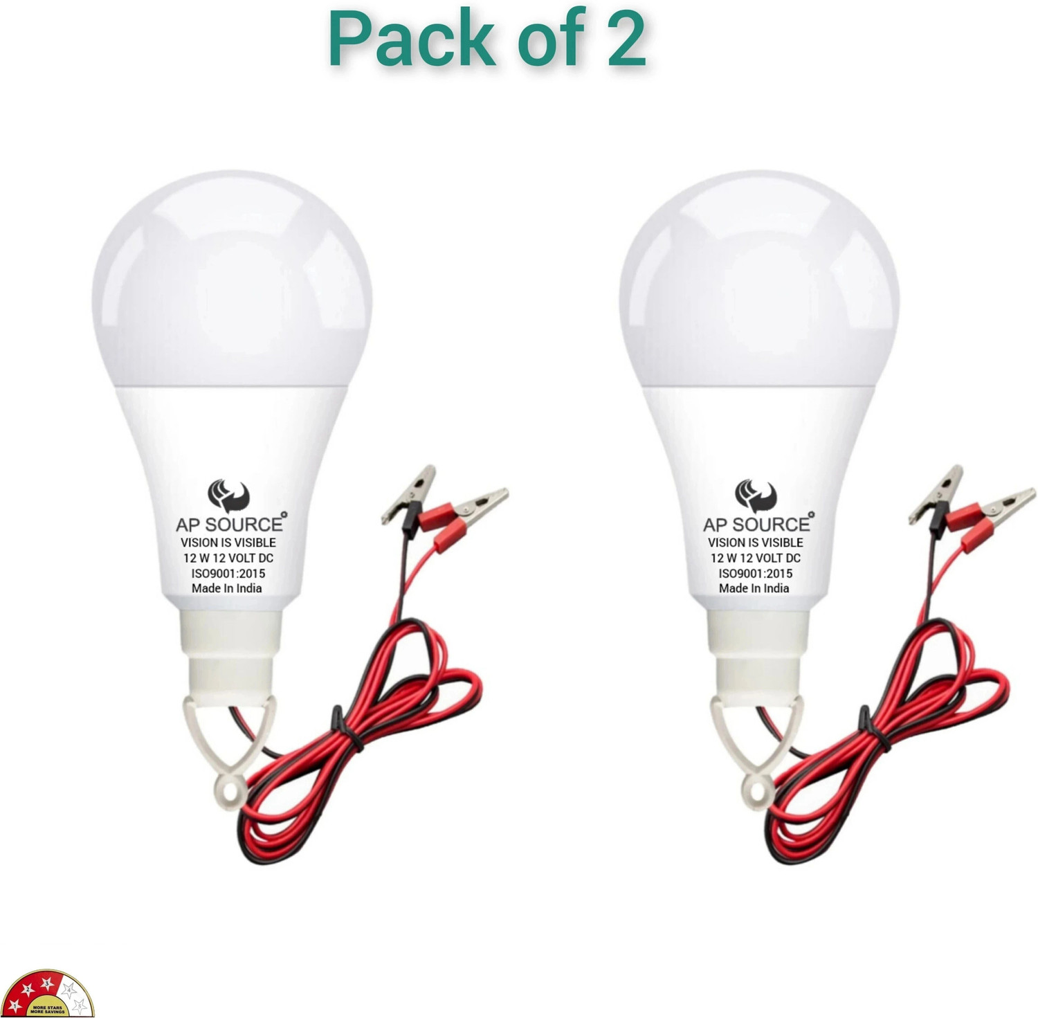 Image of AP Source 12 W Basic Round 2 Pin LED Bulb