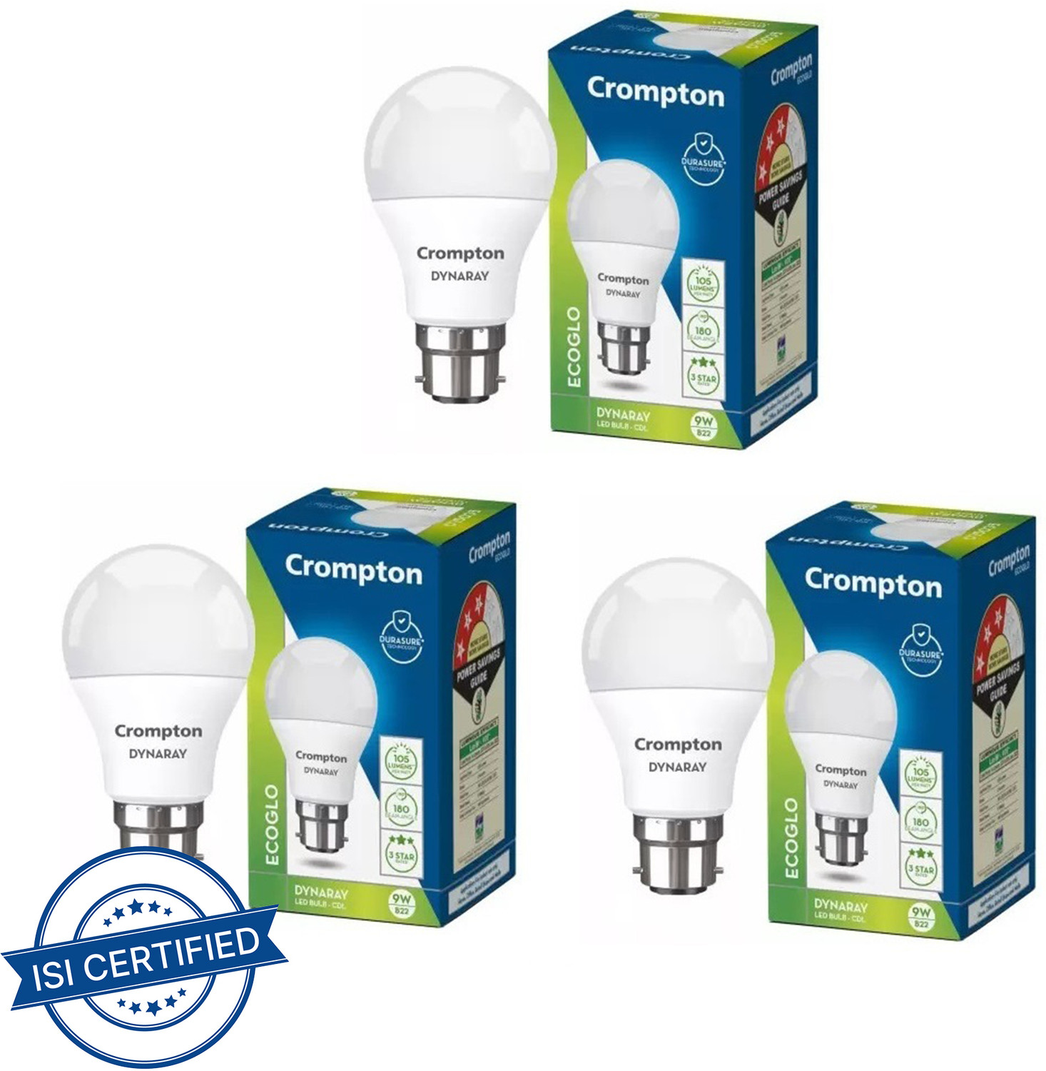 Image of Crompton 9 W Basic Standard B22 LED Bulb