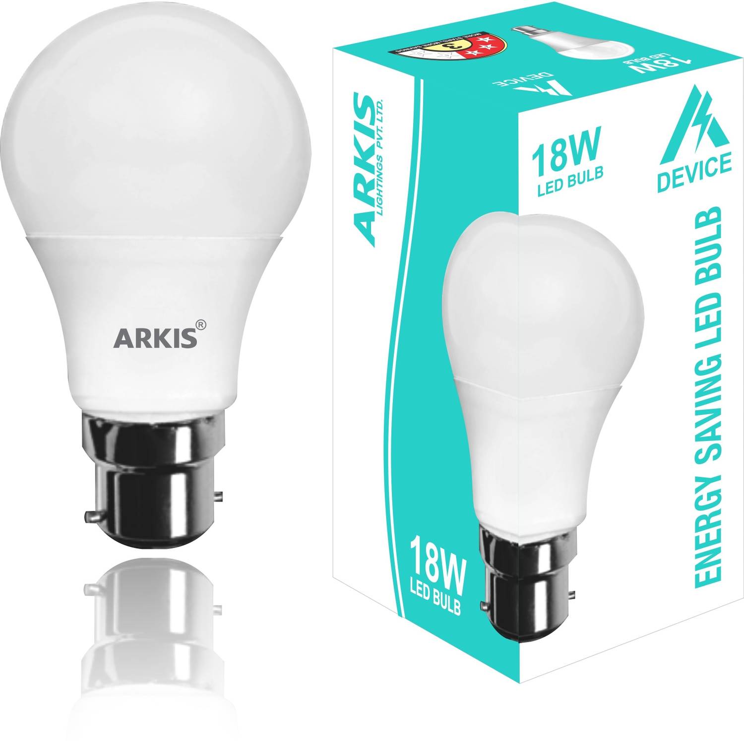 ARKIS 18 W Basic Standard B22 LED Bulb