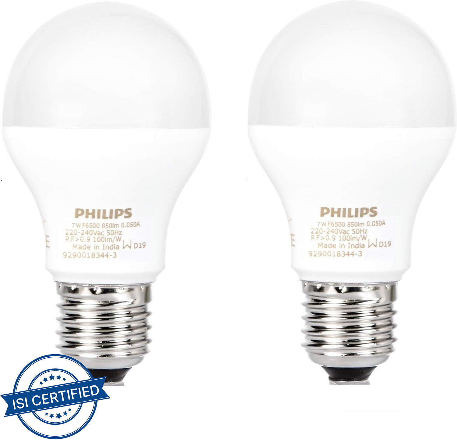 Image of PHILIPS 7 W Basic Round E27 LED Bulb