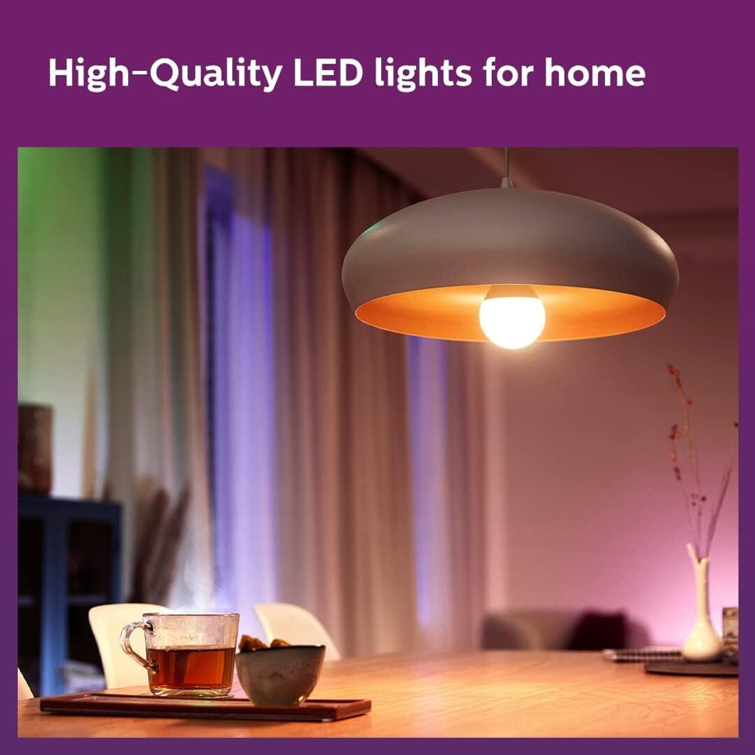 Image of PHILIPS Smart Wi-Fi 9W LED Bulb B22 Pro Smart Bulb