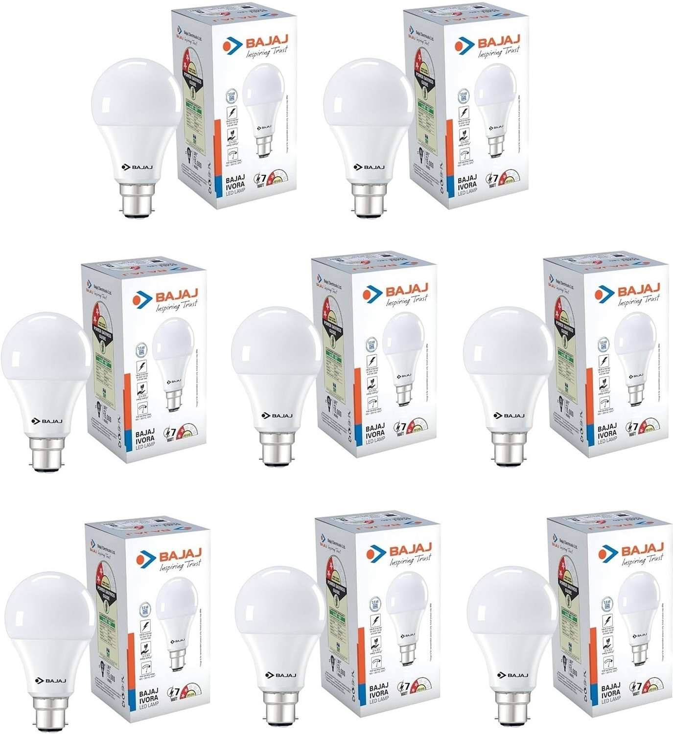 Image of BAJAJ 7 W Basic Standard B22 LED Bulb