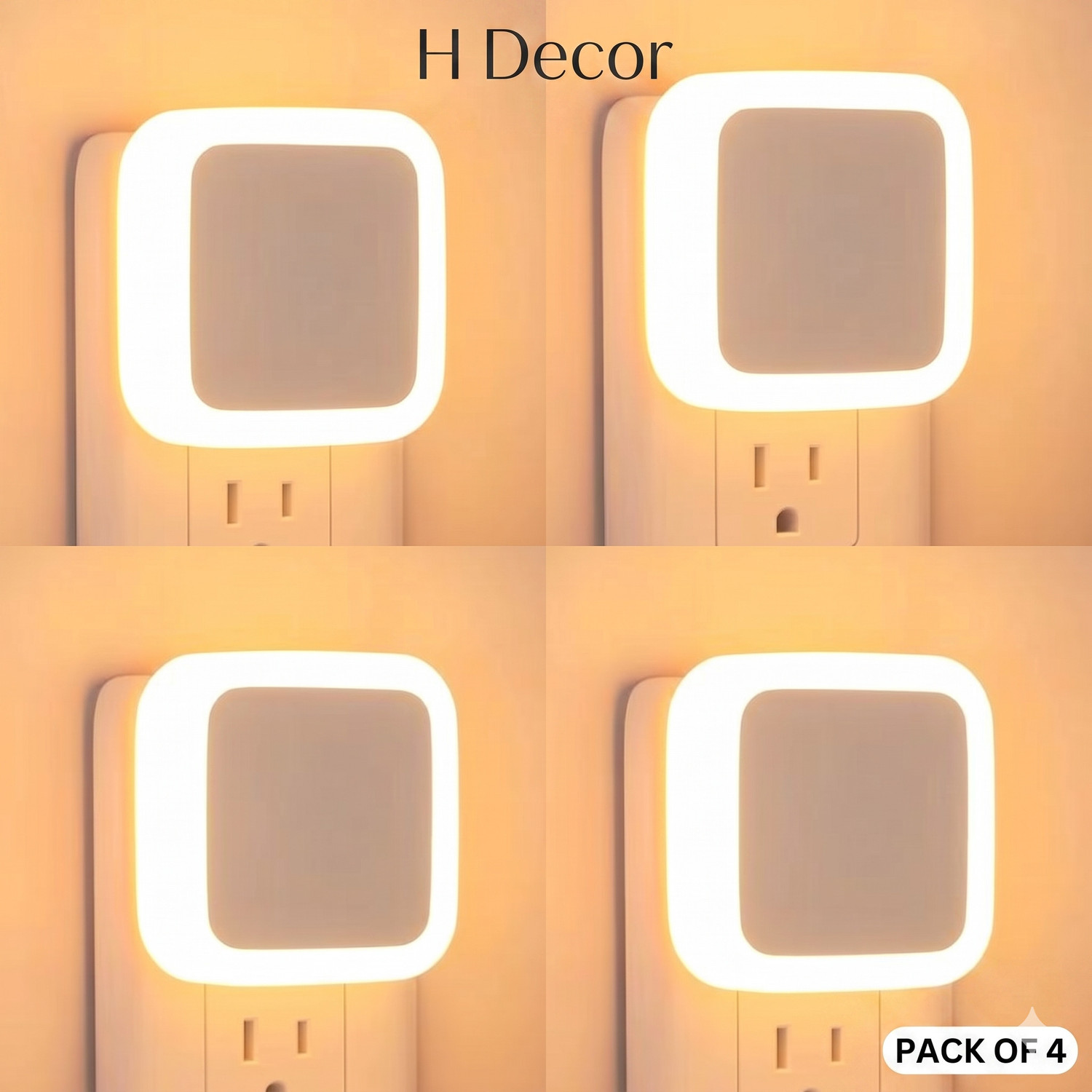 Image of H Decor 0.5 W Basic Decorative Plug & Play Night Bulb