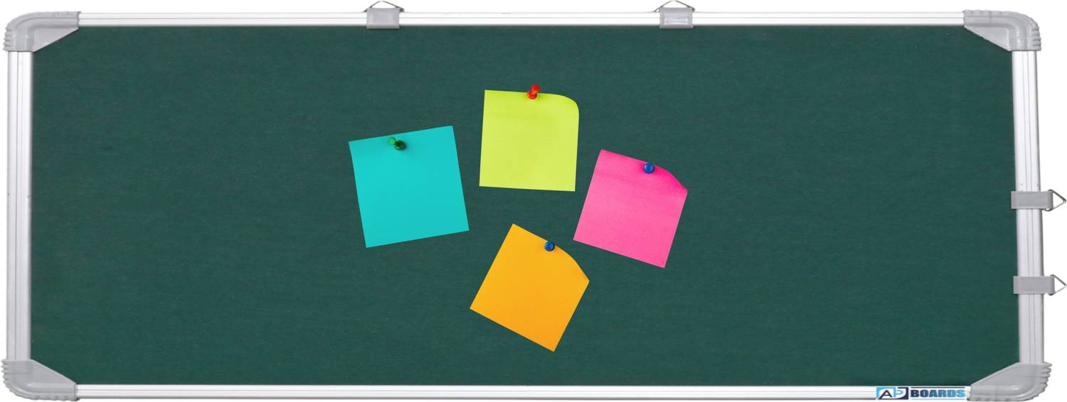 APBOARDS Aluminium Framed Notice Board for Office and School Use- Pack of 1 Cork Bulletin Board