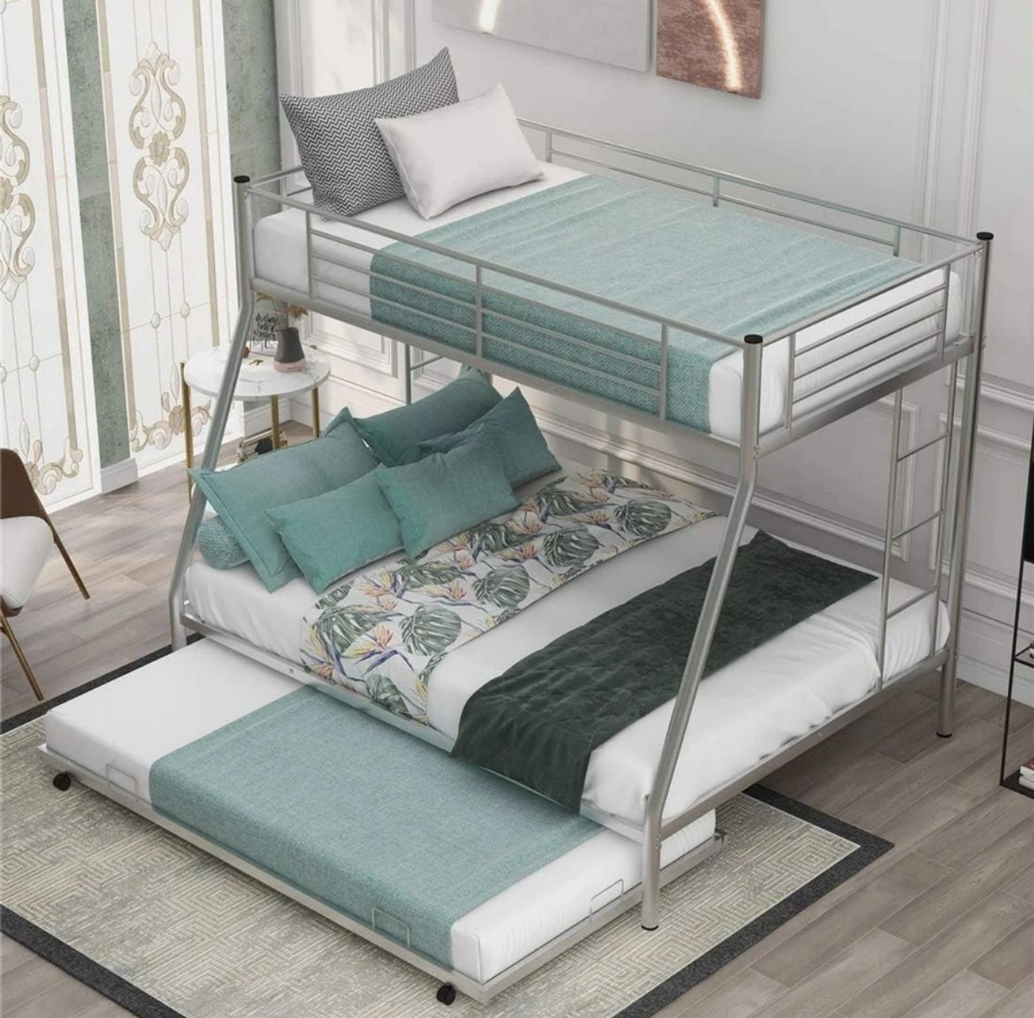 Image of KTG HANDICRAFTS Metal Bunk Bed