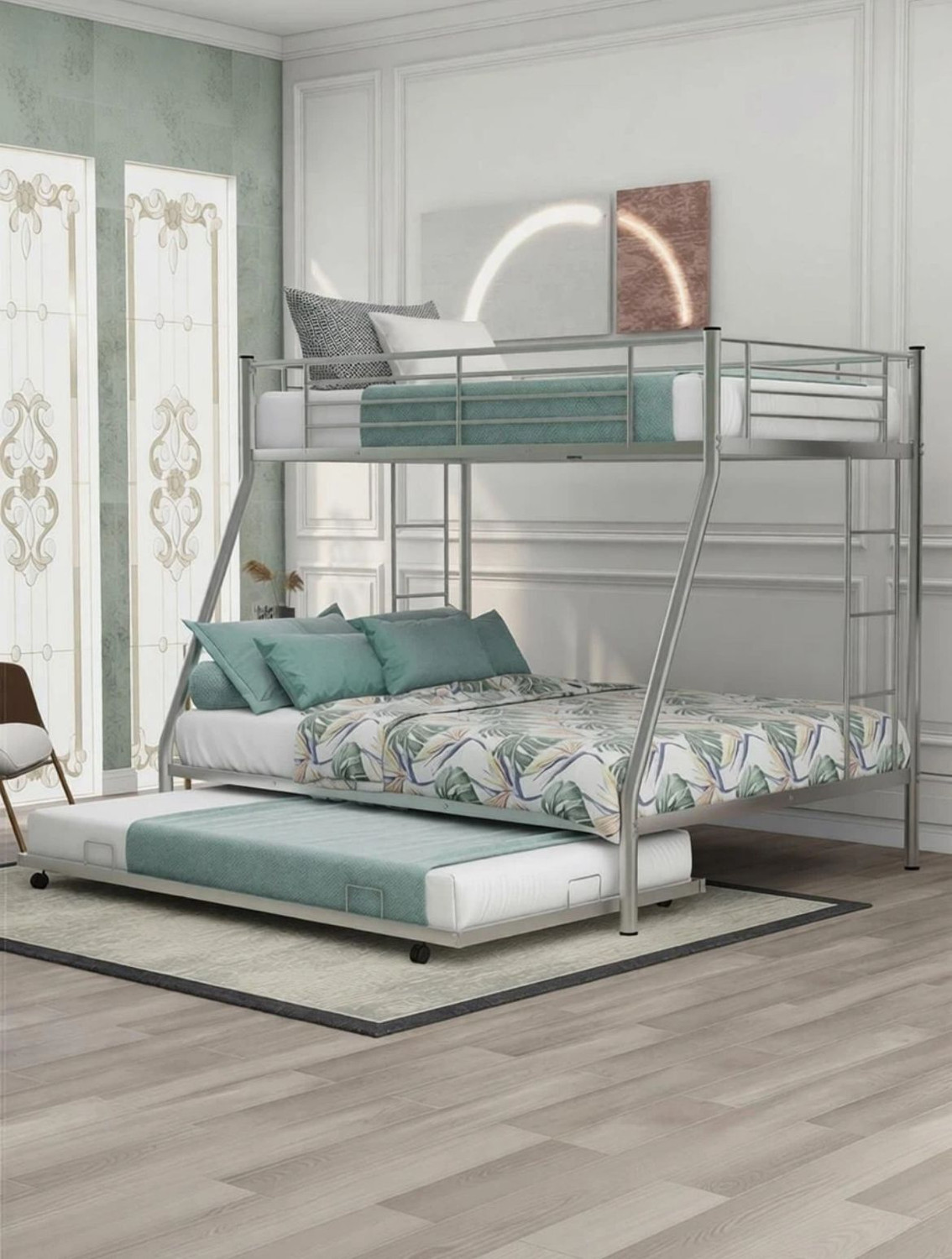 Image of KTG HANDICRAFTS Metal Bunk Bed