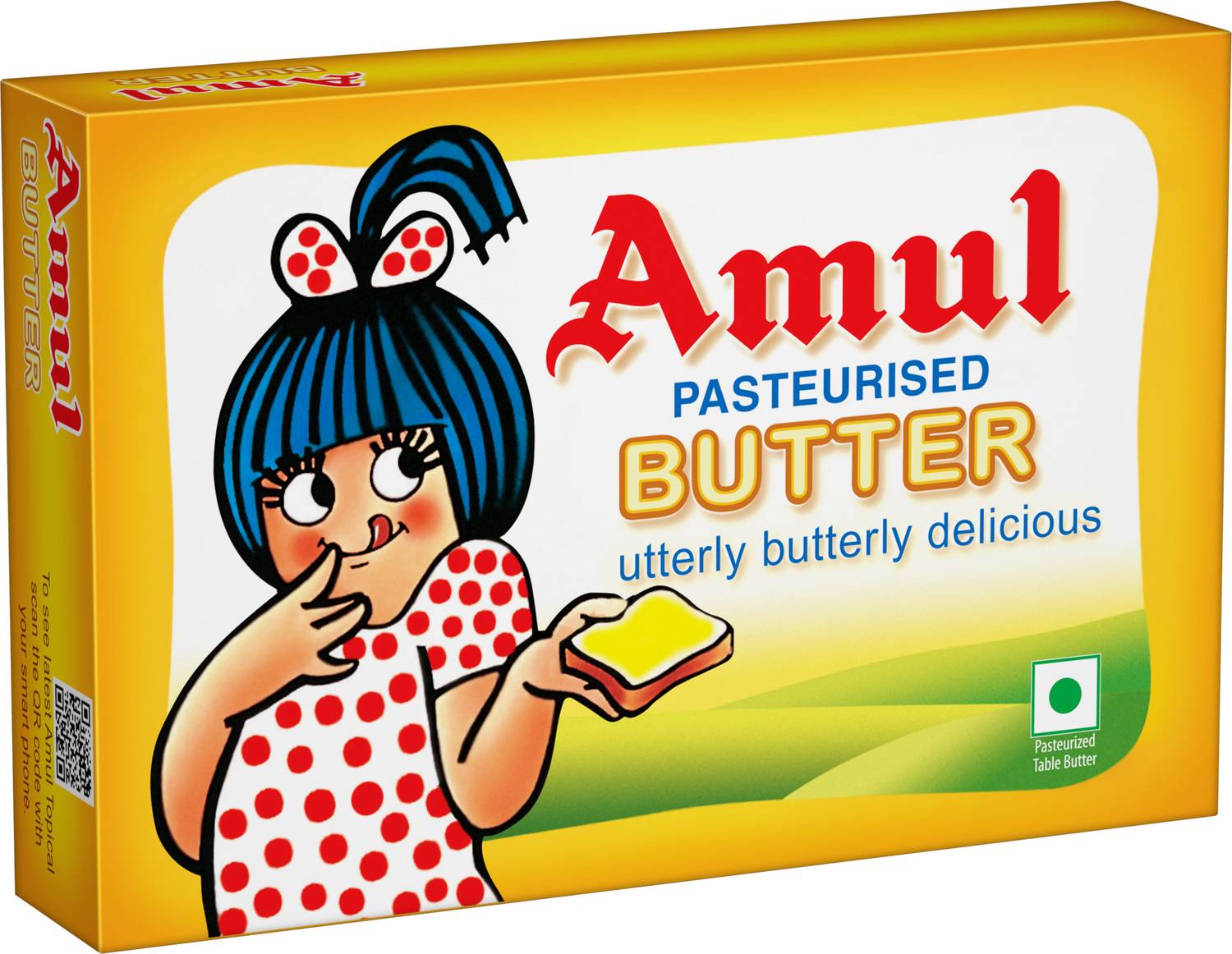 Amul Pasteurised Salted Butter 100g - Image 2
