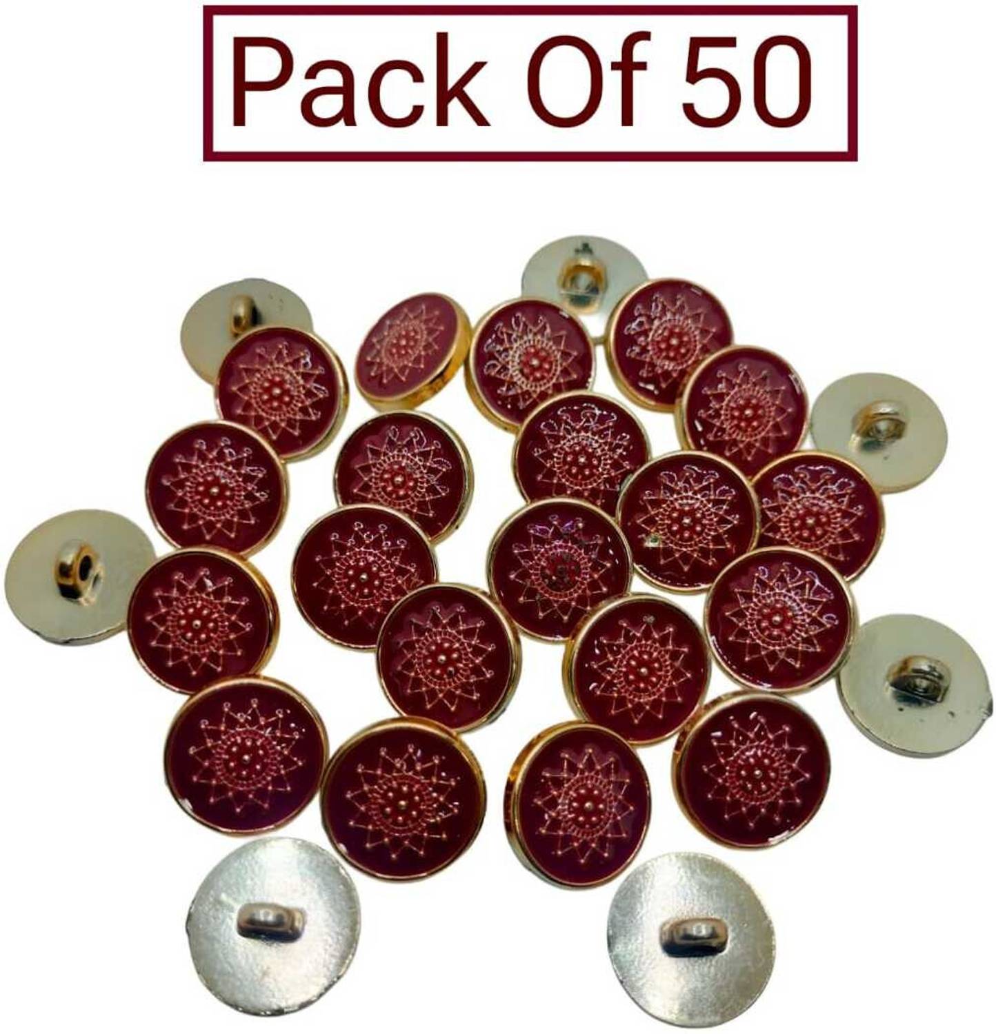 ARKID 50 PCS BUTTONS Metal Buttons
