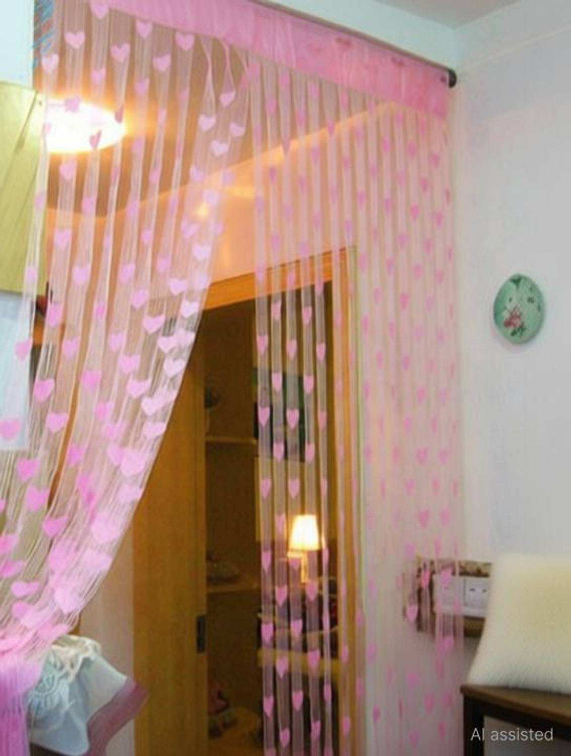 Panipat Textile Hub 213 cm (7 ft) Door Polyester Curtain (Pack Of 2)